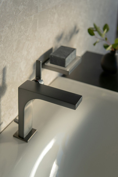 Смеситель для раковины Keuco Edition 11 51102 130000 Хром черный шлифованный