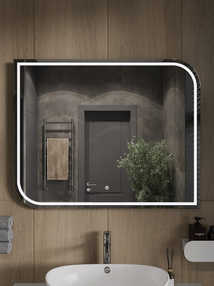 Зеркало Orange Simetric 100 OS-100ZE с подсветкой с сенсорным выключателем Зеркало Orange Simetric 100 OS-100ZE с подсветкой с сенсорным выключателем