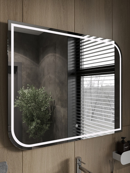 Зеркало Orange Simetric 100 OS-100ZE с подсветкой с сенсорным выключателем Зеркало Orange Simetric 100 OS-100ZE с подсветкой с сенсорным выключателем