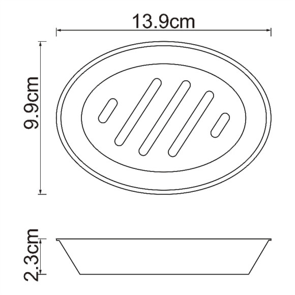 Мыльница WasserKRAFT Ruwer K-6729 Нержавеющая сталь Мыльница WasserKRAFT Ruwer K-6729 Нержавеющая сталь
