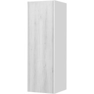 Подвесной шкаф Aquaton Сакура 33 L 1A220803SKW8L Ольха наварра Белый глянец