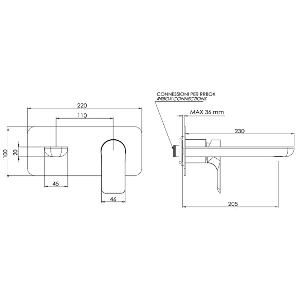 Смеситель для раковины Remer Infinity I15LKB Хром Смеситель для раковины Remer Infinity I15LKB Хром