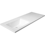 Раковина Эстет Даллас 130 L ФР-00002166 с местом под стиральную машину Белая