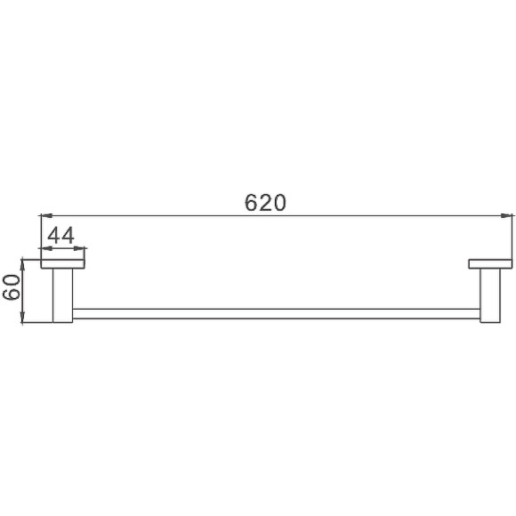 Полотенцедержатель Haiba HB8601 Хром Полотенцедержатель Haiba HB8601 Хром