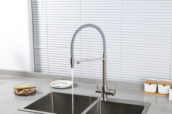 Смеситель для кухни Gappo G4399-5 Нержавеющая сталь Серый Смеситель для кухни Gappo G4399-5 Нержавеющая сталь Серый