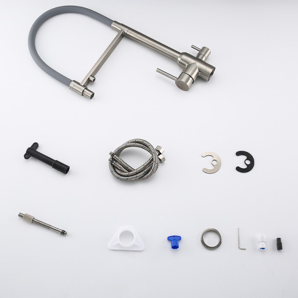 Смеситель для кухни Gappo G4399-5 Нержавеющая сталь Серый Смеситель для кухни Gappo G4399-5 Нержавеющая сталь Серый