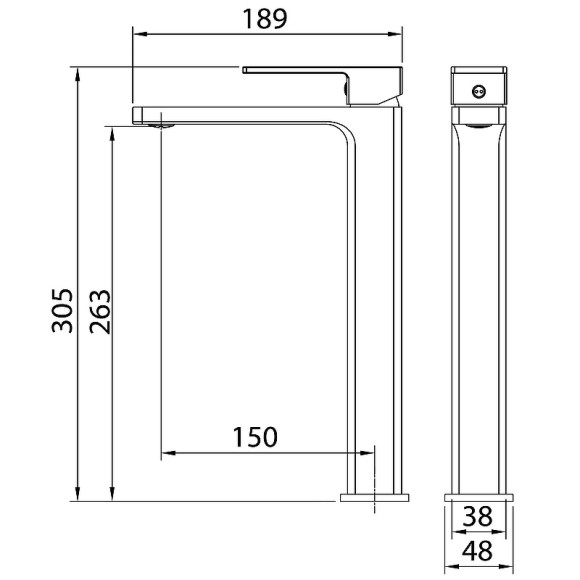 Смеситель для раковины Grossman Style 520.K35.05.100 Хром Смеситель для раковины Grossman Style 520.K35.05.100 Хром