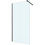 Душевая перегородка Berges Sky Black 110х200 064011 профиль Черный матовый стекло прозрачное Душевая перегородка Berges Sky Black 110х200 064011 профиль Черный матовый стекло прозрачное