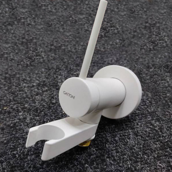 Гигиенический душ со смесителем Gattoni RT010BO Белый матовый Гигиенический душ со смесителем Gattoni RT010BO Белый матовый
