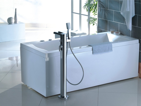 Смеситель для ванны Omnires Cascade CA4033CR Хром Смеситель для ванны Omnires Cascade CA4033CR Хром