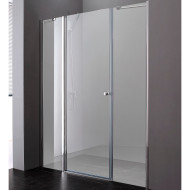 Душевая дверь Cezares Elena 140 L ELENA-W-B-13-40+60/40-P-Cr-L профиль Хром стекло рифленое