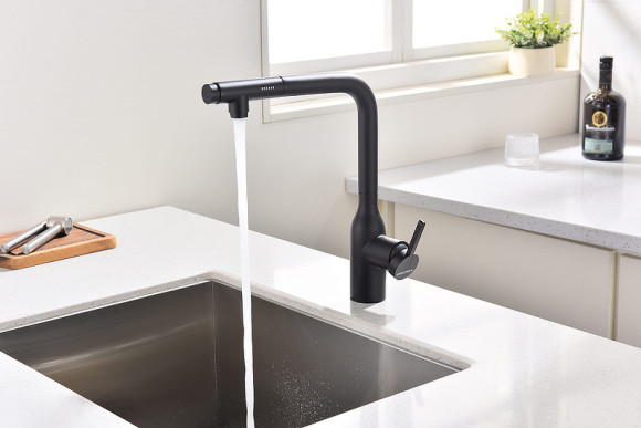 Смеситель для кухни Paulmark Viper Vi213105-401 Антрацит