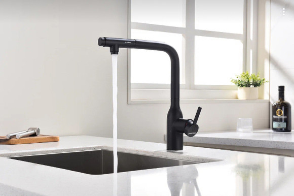 Смеситель для кухни Paulmark Viper Vi213105-401 Антрацит