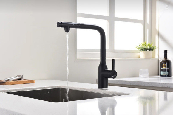 Смеситель для кухни Paulmark Viper Vi213105-401 Антрацит