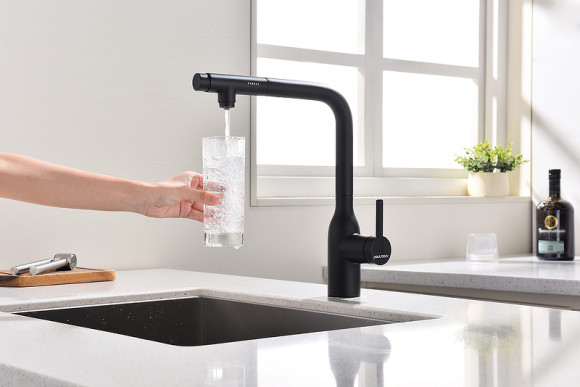 Смеситель для кухни Paulmark Viper Vi213105-401 Антрацит