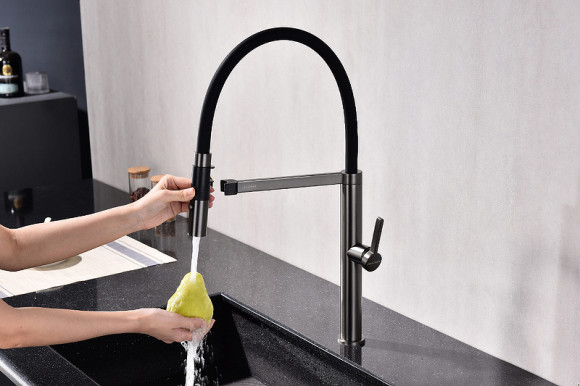 Смеситель для кухни Paulmark Leader Le214101-B Беретта