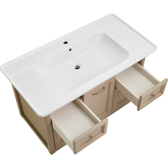Комплект мебели для ванной ASB-Woodline Толедо 105 Капучино Комплект мебели для ванной ASB-Woodline Толедо 105 Капучино