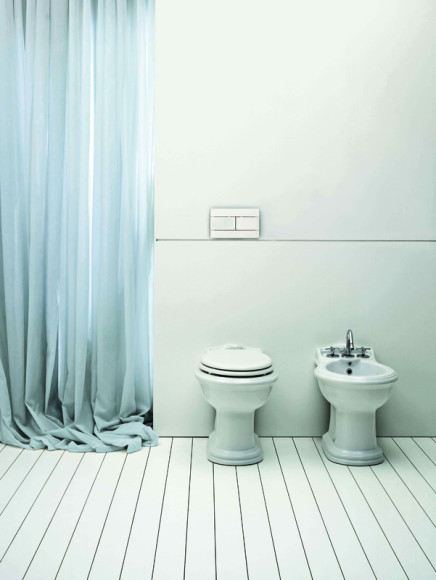 Унитаз Azzurra Jubilaeum JUVCTP000000BI/(JUB110/P bi) приставной без сиденья