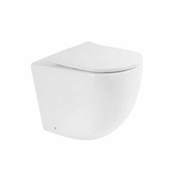 Унитаз BelBagno Sfera-R BB2141CBR приставной без сиденья Унитаз BelBagno Sfera-R BB2141CBR приставной без сиденья