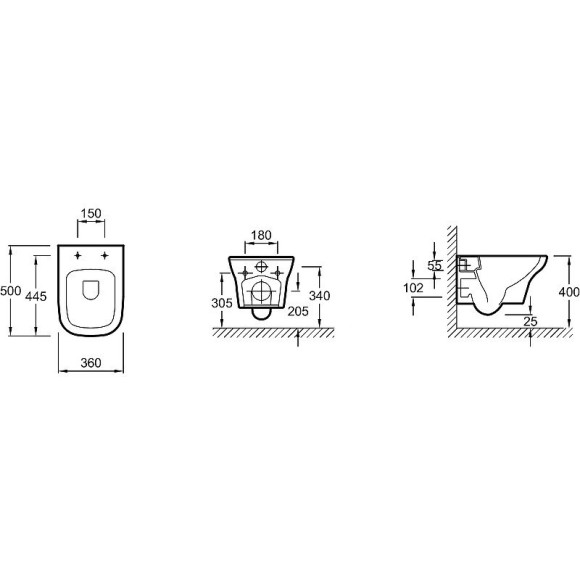Комплект унитаза с инсталляцией Jacob Delafon Vox E21770RU-00 с сиденьем Микролифт и клавишей смыва Хром Комплект унитаза с инсталляцией Jacob Delafon Vox E21770RU-00 с сиденьем Микролифт и клавишей смыва Хром