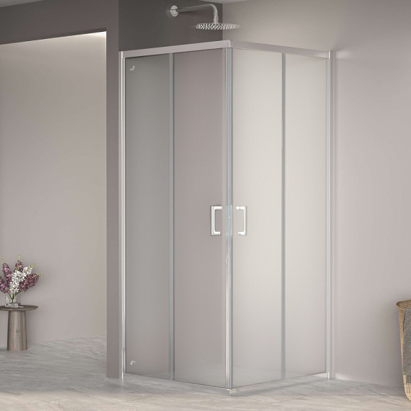 Душевой уголок RGW Passage PA-030 80x80 3508103088-21 профиль Хром стекло матовое-сатинат Душевой уголок RGW Passage PA-030 80x80 3508103088-21 профиль Хром стекло матовое-сатинат