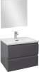 Тумба под раковину Jacob Delafon Madeleine 60 EB2052-J54 подвесная Серая матовая