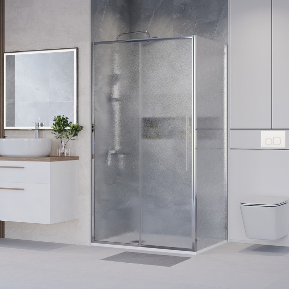 Душевой уголок Niagara Nova 120х90 NG-65-12CH-CH90-34 профиль Хром стекло шиншилла Душевой уголок Niagara Nova 120х90 NG-65-12CH-CH90-34 профиль Хром стекло шиншилла