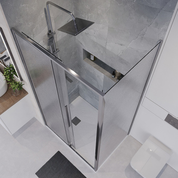 Душевой уголок Niagara Nova 120х90 NG-65-12CH-CH90-34 профиль Хром стекло шиншилла Душевой уголок Niagara Nova 120х90 NG-65-12CH-CH90-34 профиль Хром стекло шиншилла