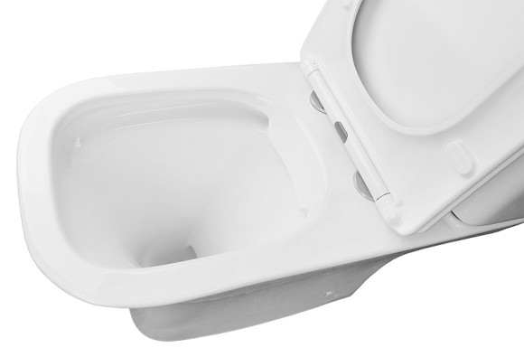 Унитаз компакт Azario Fretta Square AZ-5121 с бачком и сиденьем Микролифт Унитаз компакт Azario Fretta Square AZ-5121 с бачком и сиденьем Микролифт