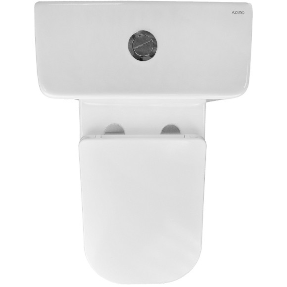 Унитаз компакт Azario Fretta Square AZ-5121 с бачком и сиденьем Микролифт Унитаз компакт Azario Fretta Square AZ-5121 с бачком и сиденьем Микролифт