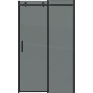 Душевая дверь Grossman Classic 110 100.K33.04.110.21.10 профиль Черный матовый стекло тонированное