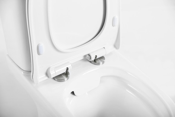 Унитаз компакт BelBagno Steam BB130CPR/BB130SC без бачка с сиденьем Микролифт