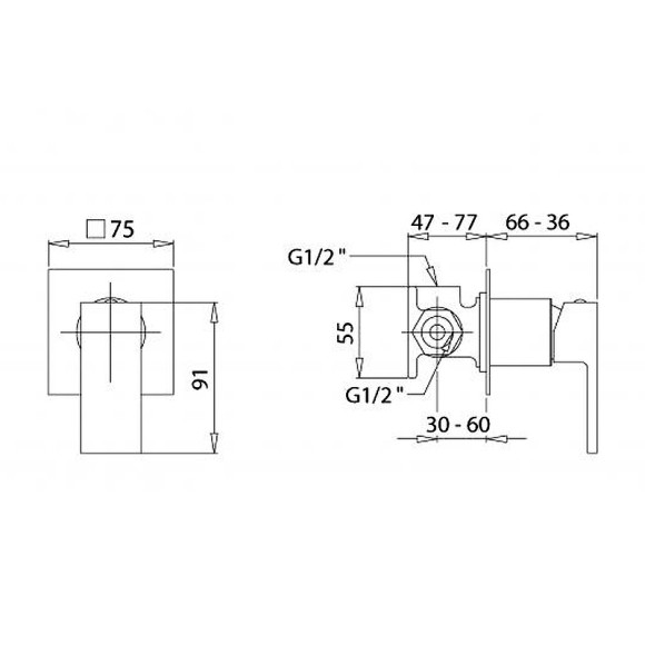 Смеситель для душа Migliore Kvant 25399 Хром