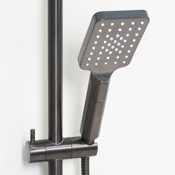 Душевая система WasserKRAFT Wiese A18401 Оружейная сталь Душевая система WasserKRAFT Wiese A18401 Оружейная сталь