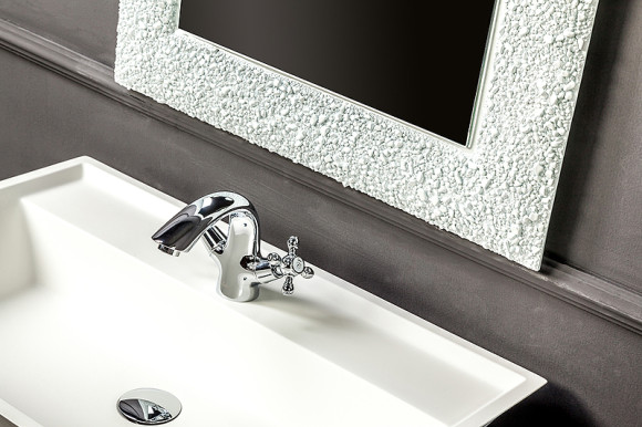 Зеркало Boheme Armadi Art NeoArt Aura 60 537 с подсветкой Белое