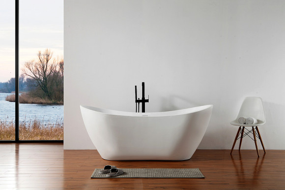 Акриловая ванна Abber 180х80 AB9322 без гидромассажа