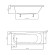 Акриловая ванна Ravak Septima 160x70 C631S00000 без гидромассажа Акриловая ванна Ravak Septima 160x70 C631S00000 без гидромассажа