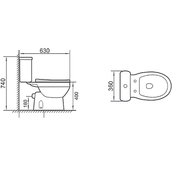 Унитаз компакт Niagara Brava NG-9901 с бачком и сиденьем Микролифт Унитаз компакт Niagara Brava NG-9901 с бачком и сиденьем Микролифт