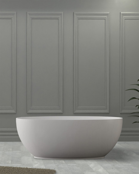 Ванна из искусственного камня Abber Stein 130x68 AS9641-1.3 без гидромассажа Ванна из искусственного камня Abber Stein 130x68 AS9641-1.3 без гидромассажа