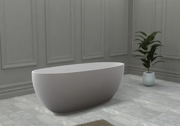 Ванна из искусственного камня Abber Stein 130x68 AS9641-1.3 без гидромассажа Ванна из искусственного камня Abber Stein 130x68 AS9641-1.3 без гидромассажа