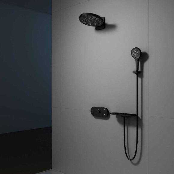 Душевая система Vincea Futura VSFW-2F12TMB с термостатом Черная матовая Душевая система Vincea Futura VSFW-2F12TMB с термостатом Черная матовая