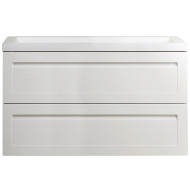 Тумба под раковину Art&Max AM-Platino-1000-2C-SO-BM подвесная Белый матовый