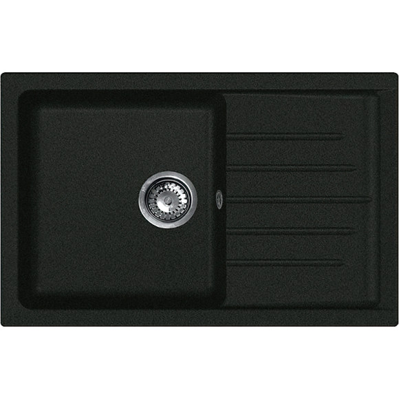 Кухонная мойка GranFest Practic GF-P760L Черная Кухонная мойка GranFest Practic GF-P760L Черная