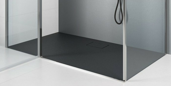 Душевой поддон из искусственного камня Excellent Lavano 100x80 BREX.1103.100.080.BLN Черный