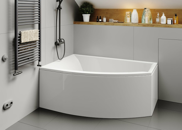 Акриловая ванна Vagnerplast Veronela 160x105 L VPBA160VEA3LX-04 без гидромассажа