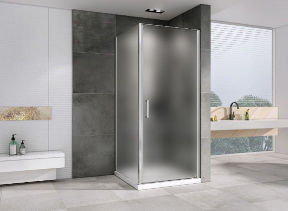 Душевой уголок Abber Sonnenstrand 100х100 AG04100M-S100M профиль Хром стекло матовое Душевой уголок Abber Sonnenstrand 100х100 AG04100M-S100M профиль Хром стекло матовое