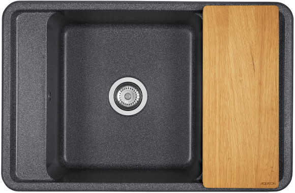 Кухонная мойка Aquaton Беллис 78 1A725032BS210 Графит