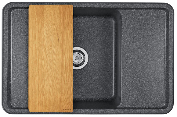 Кухонная мойка Aquaton Беллис 78 1A725032BS210 Графит