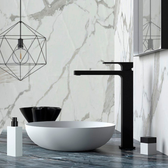 Смеситель для раковины Remer Absolute AU11LNO Черный матовый Смеситель для раковины Remer Absolute AU11LNO Черный матовый