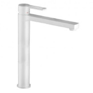 Смеситель для раковины Paffoni Ringo RIN081BO Белый матовый